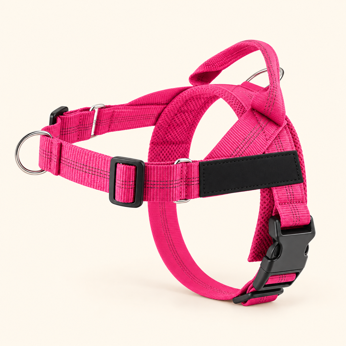 Luvly Jubbly solid-colour harness — mei red