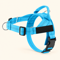 Luvly Jubbly solid-colour harness — sky blue