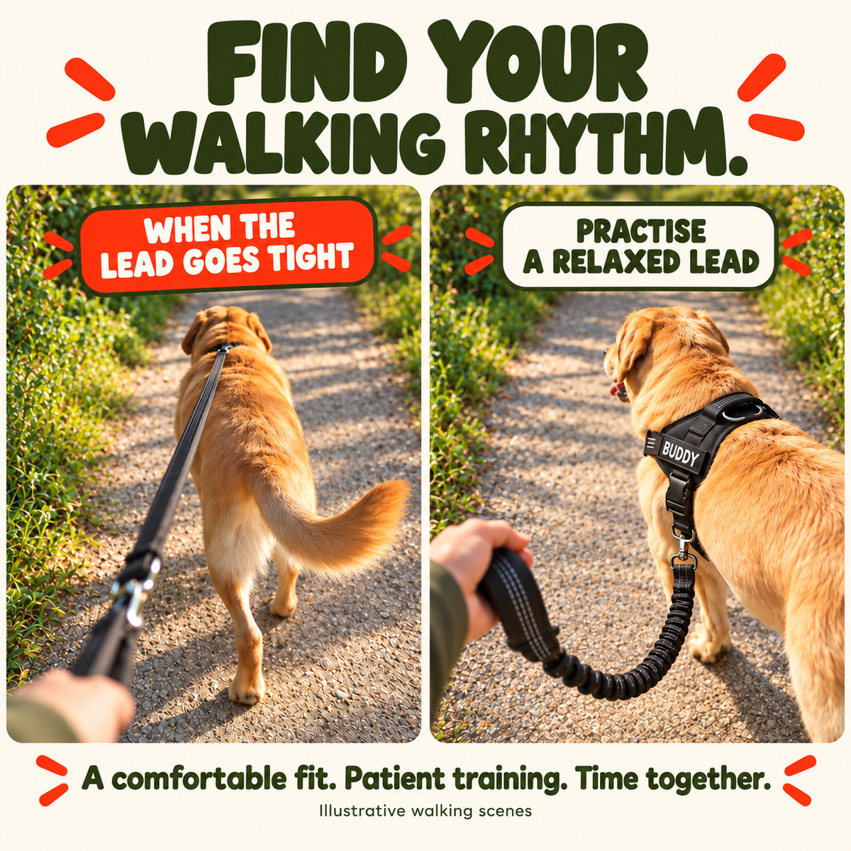 Luvly Jubbly — Walking with a relaxed lead
