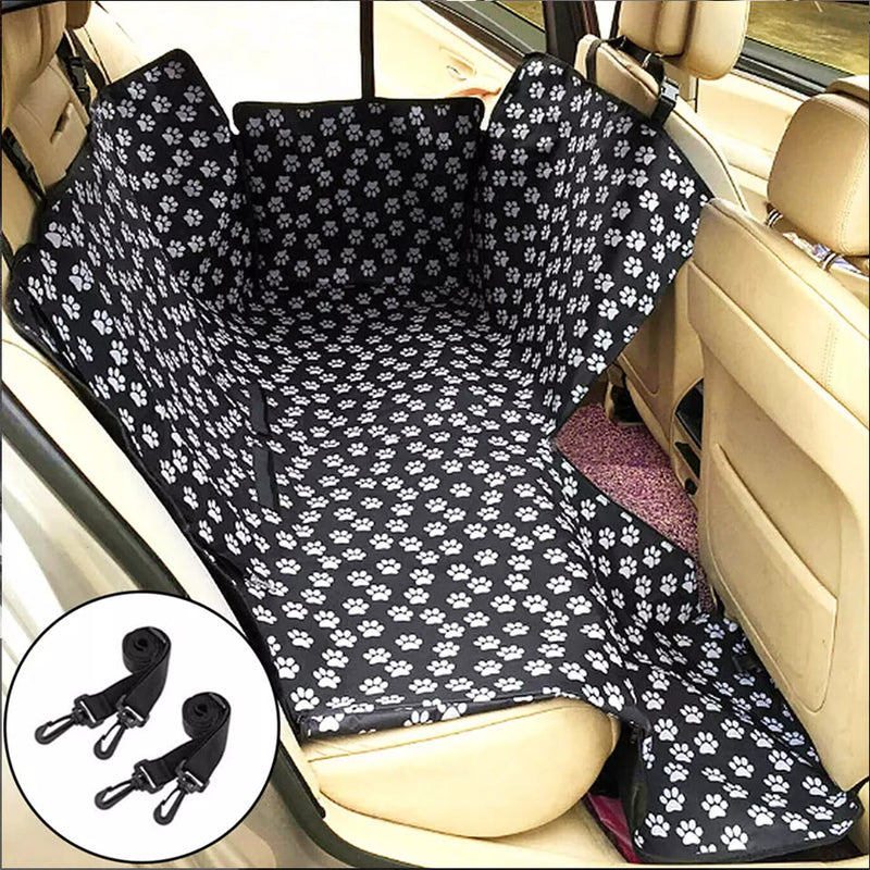 Placeholder: waterproof hammock-style dog car seat cover fitted in car (Dog Car Seat Co image)