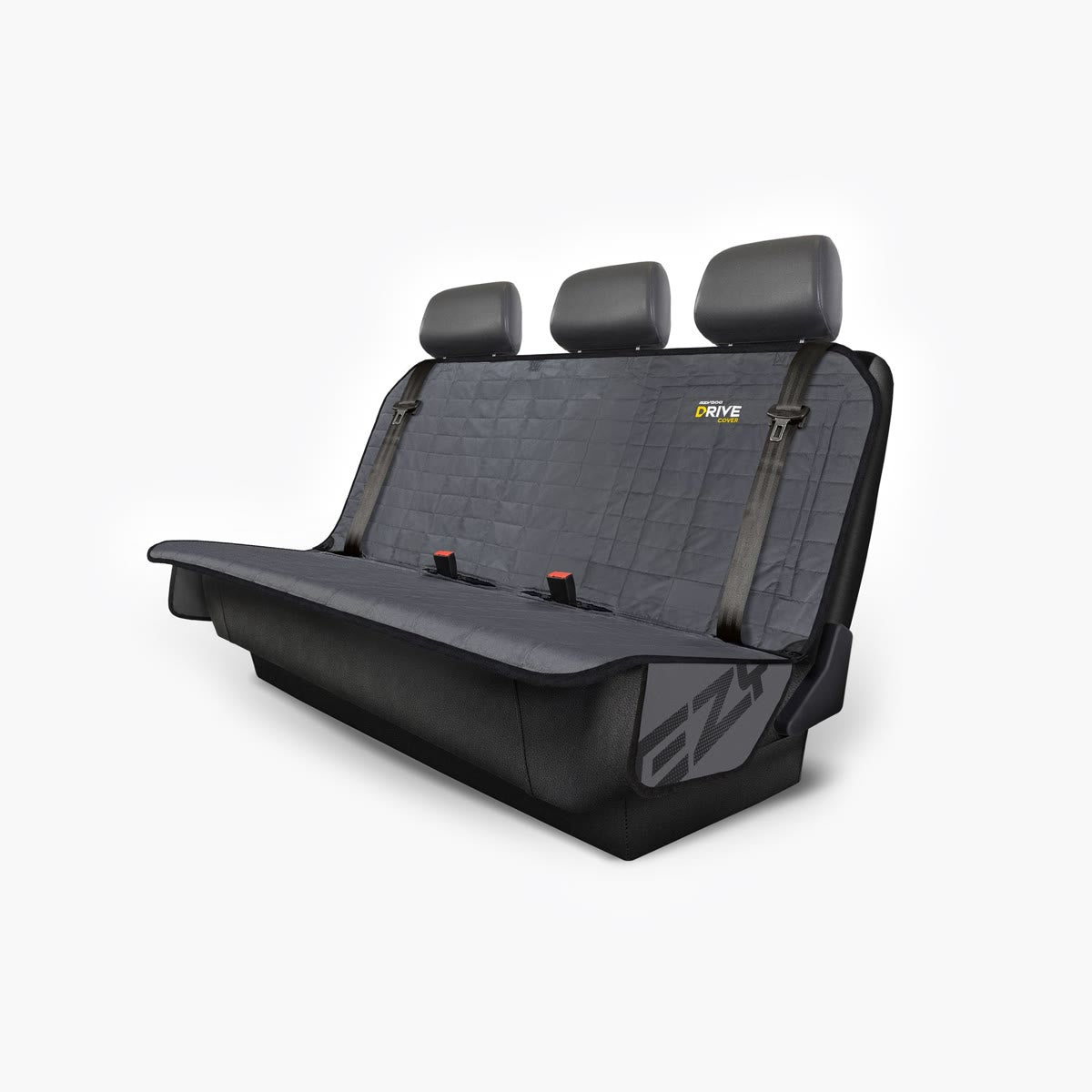 Placeholder: quilted waterproof rear dog seat cover fitted (EzyDog Drive image)