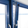 Placeholder: white guard grid on a tilted window